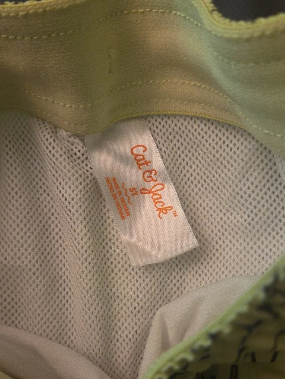 Cat & Jack Light Green Kids Swim Shorts